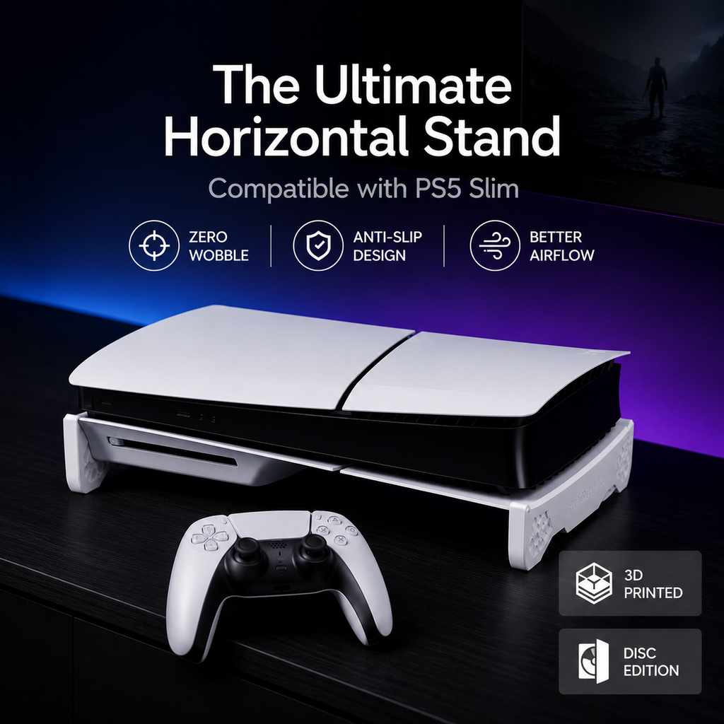 MORPIK Horizontal Stand for PS5 Slim Disc Edition