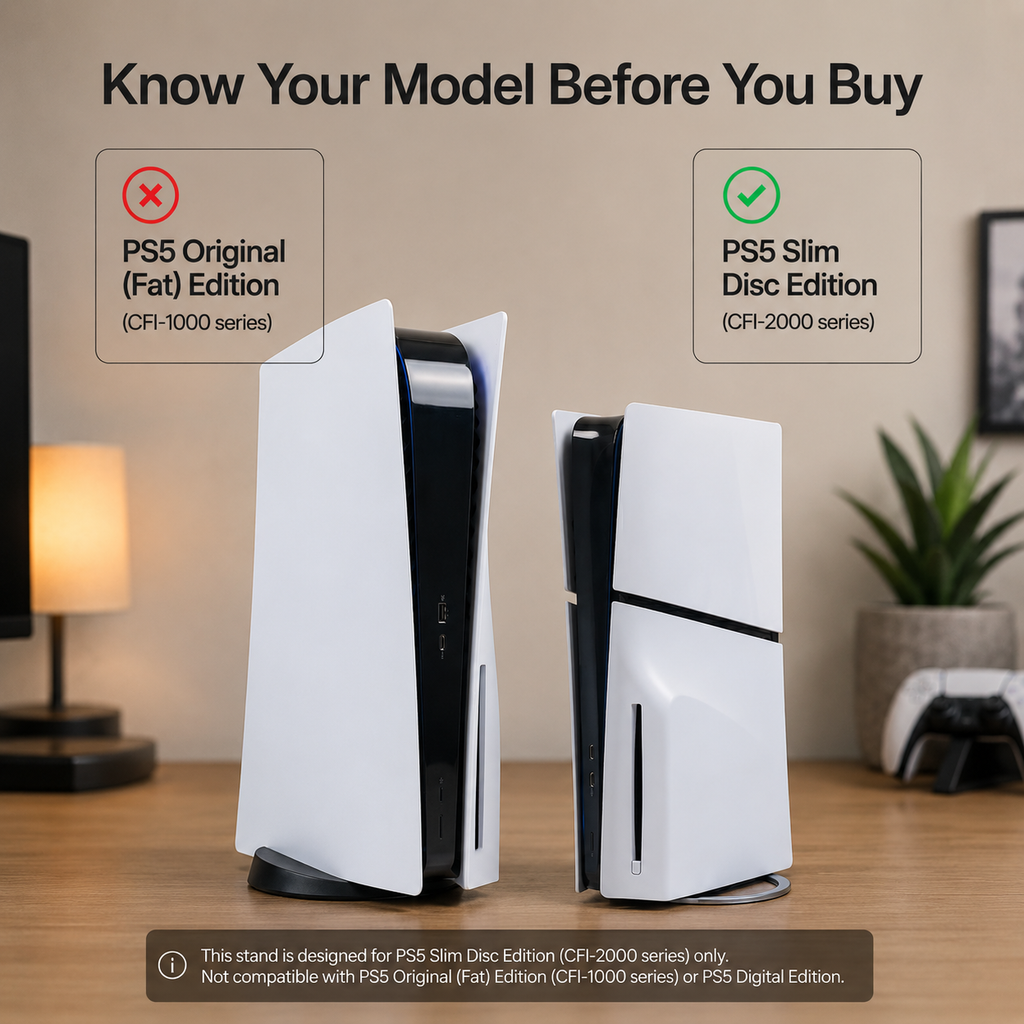 MORPIK Horizontal Stand for PS5 Slim Disc Edition