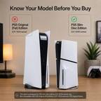 MORPIK Horizontal Stand for PS5 Slim Disc Edition